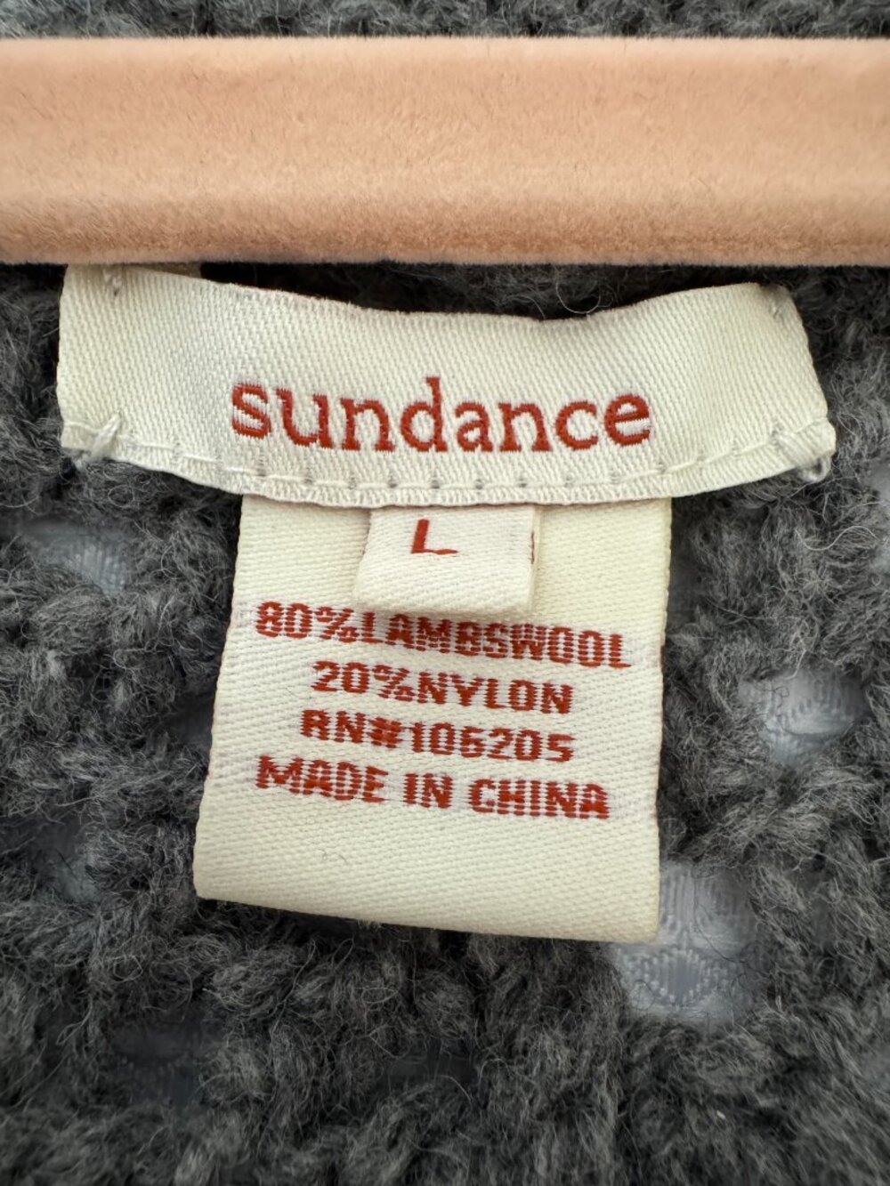 SUNDANCE Gray Open Knit Bolero Cardigan - Picture 3 of 7